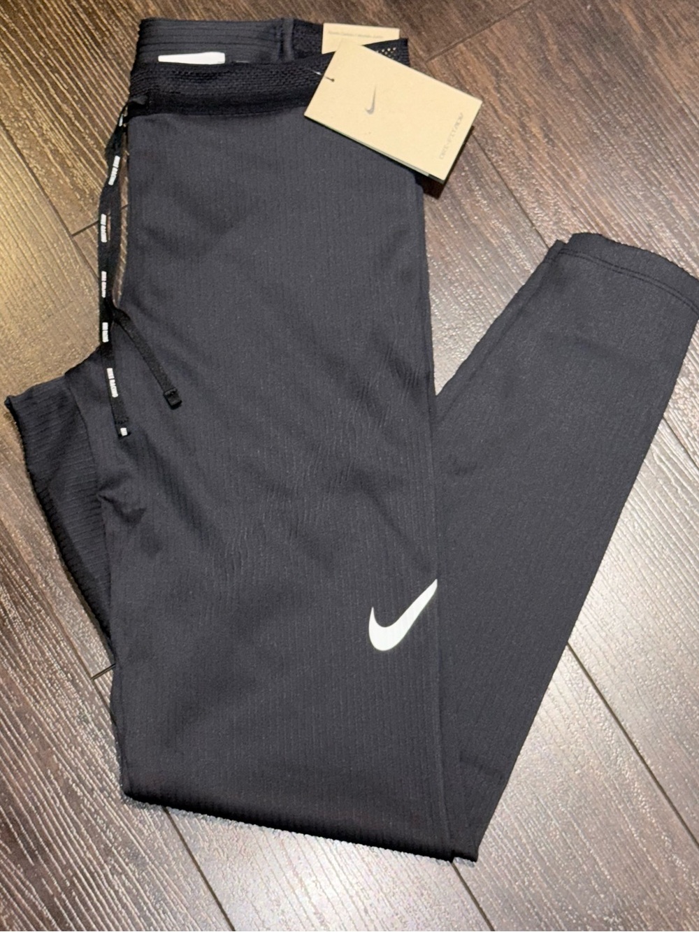 NWT! Nike Dri-FIT ADV Running Leggings FN3367-010 Men’s Size Medium Black